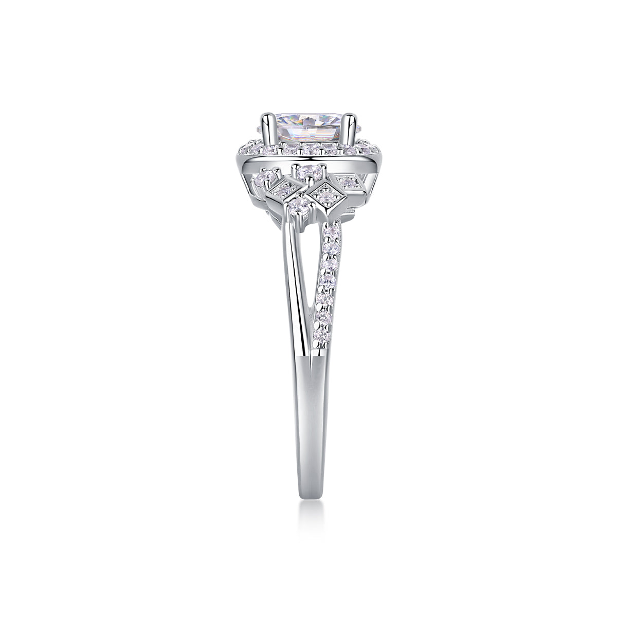 Carissie Ring MF214641 - Silver Side View