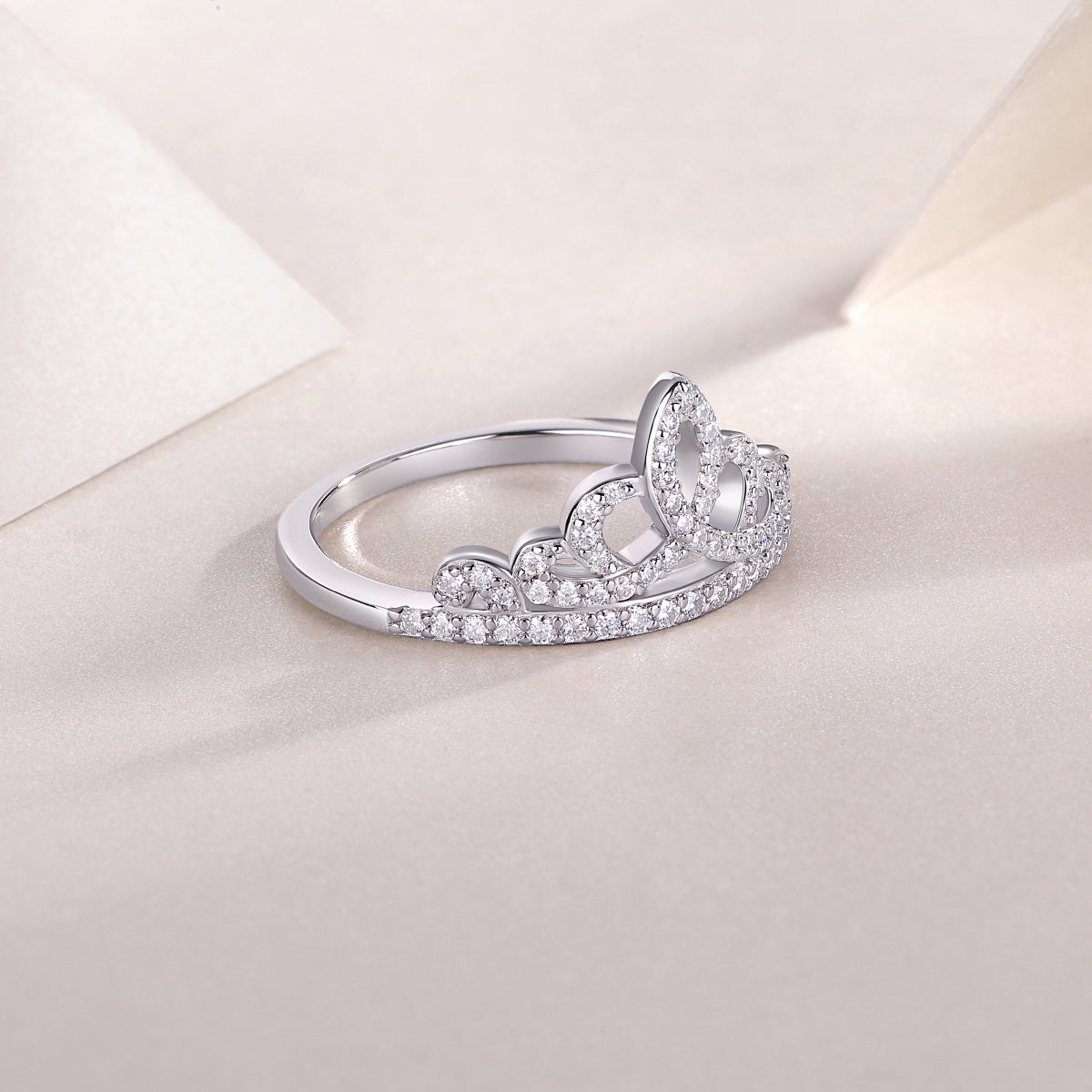 Carissie Ring MF214644 - Silver Angle View