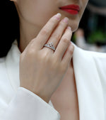Carissie Ring MF214644 - Silver On Model