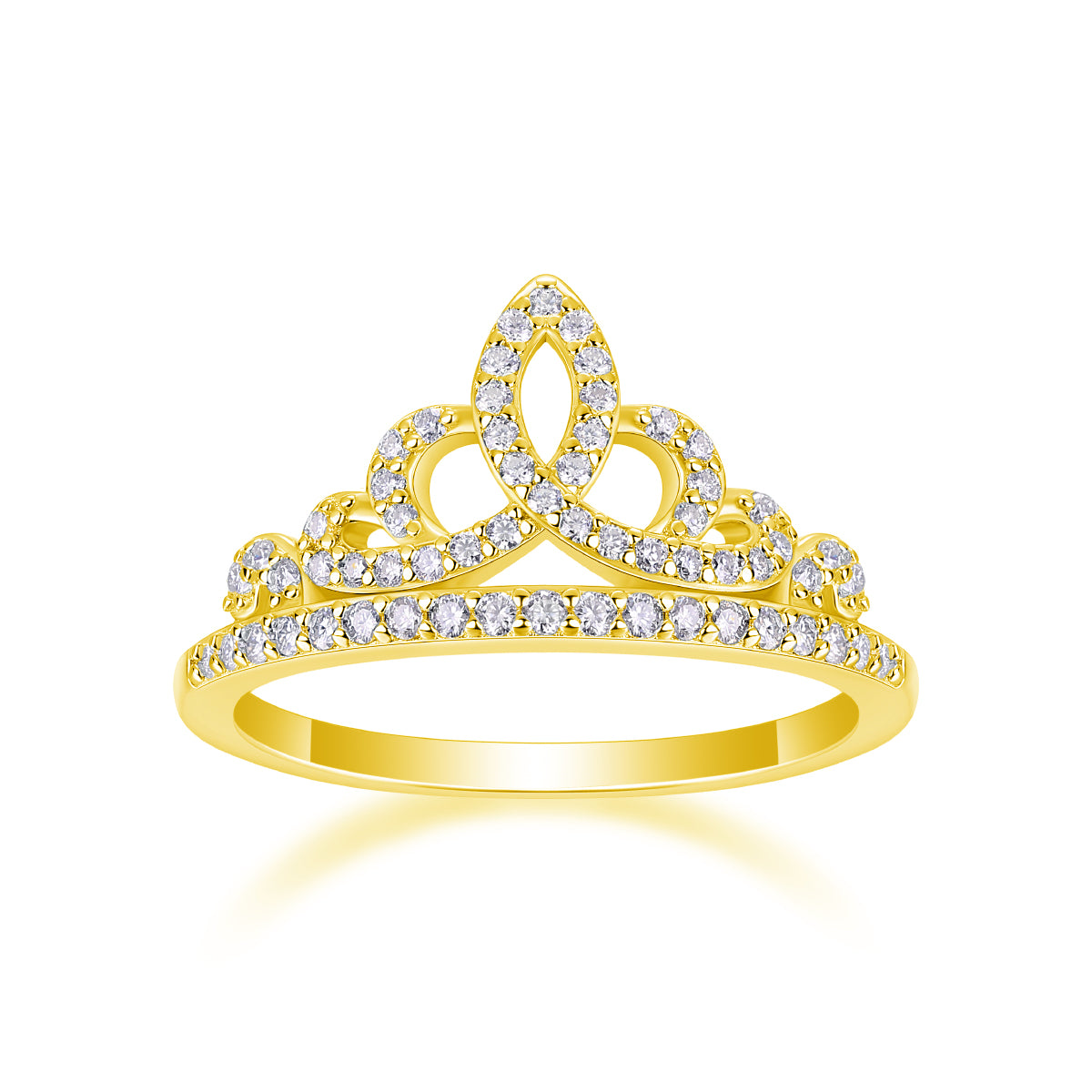 Carissie Ring MF214644 - Yellow Gold Front View