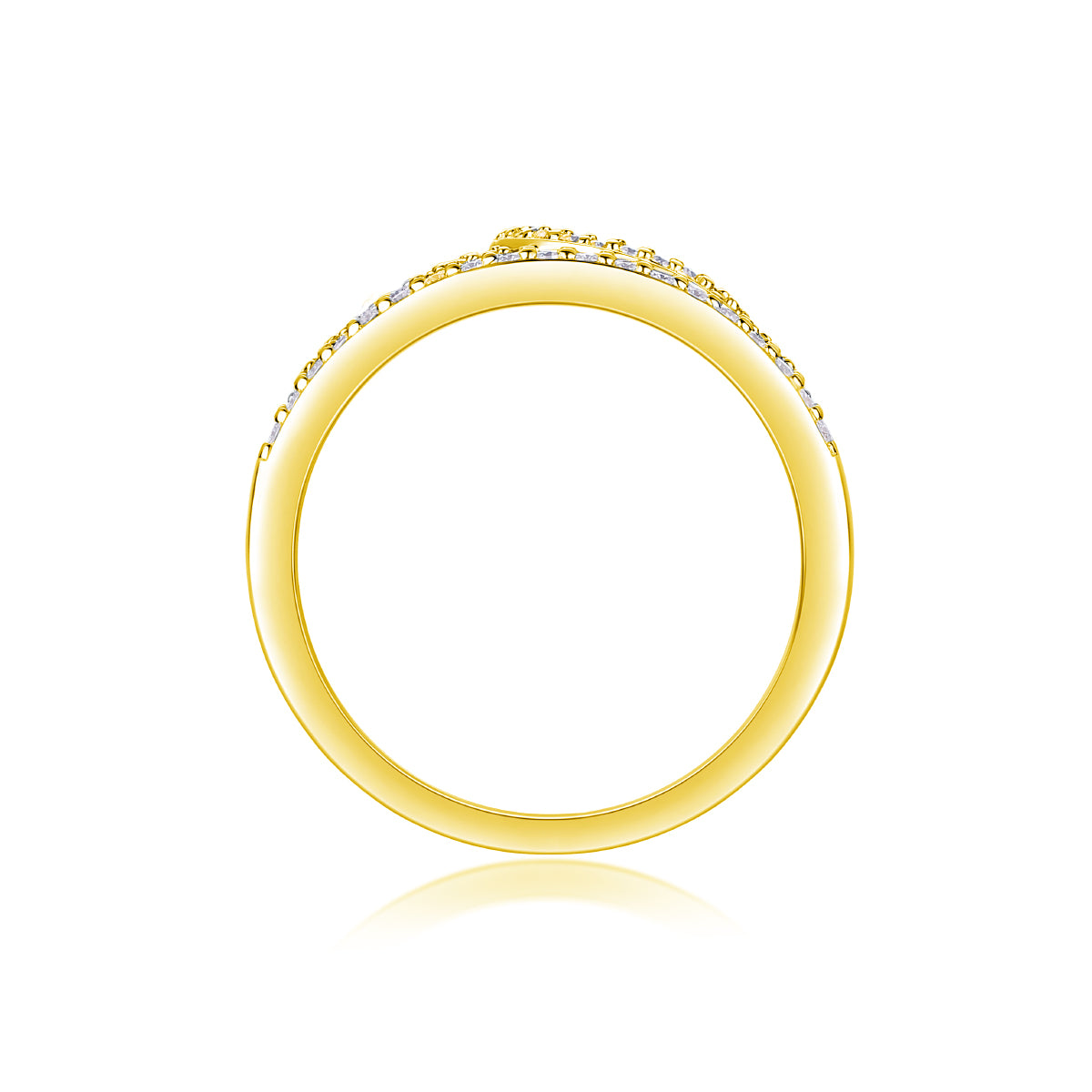 Carissie Ring MF214644 - Yellow Gold Side View
