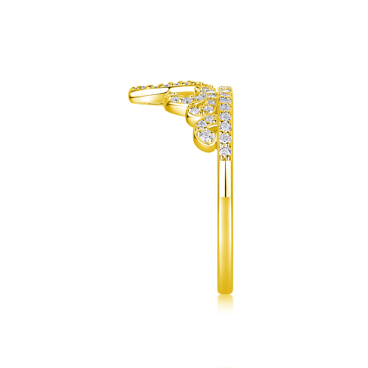 Carissie Ring MF214644 - Yellow Gold Side View