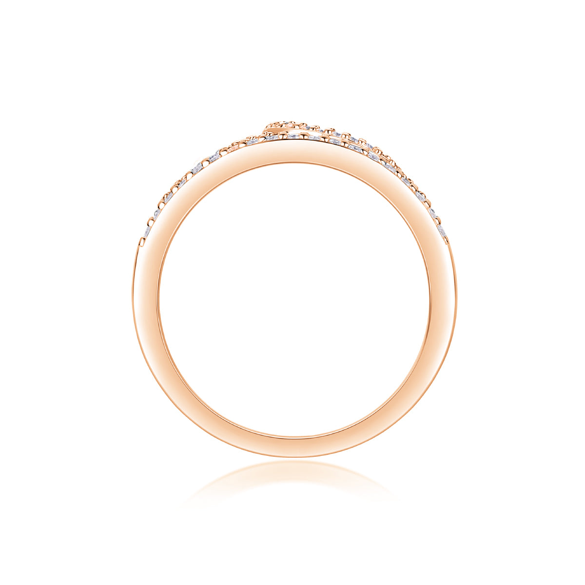 Carissie Ring MF214644 - Rose Gold Side View