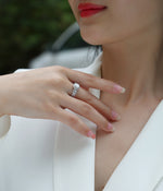 Carissie Ring MF214645 - Silver On Model