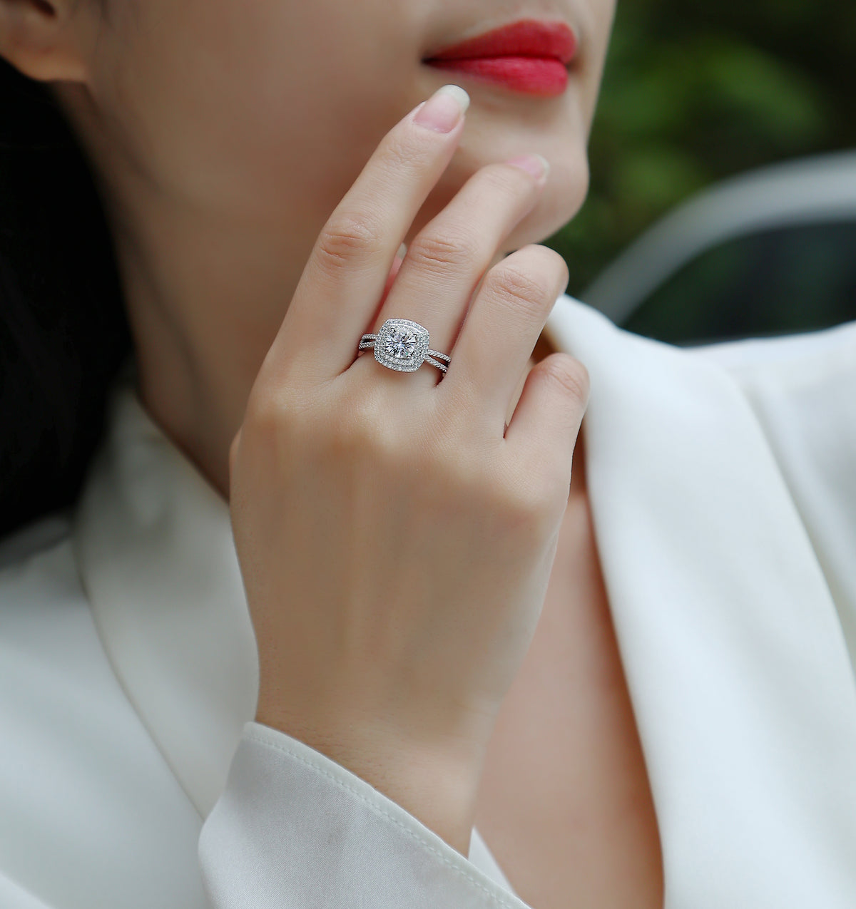 Carissie Ring MF214646 - Silver On Model