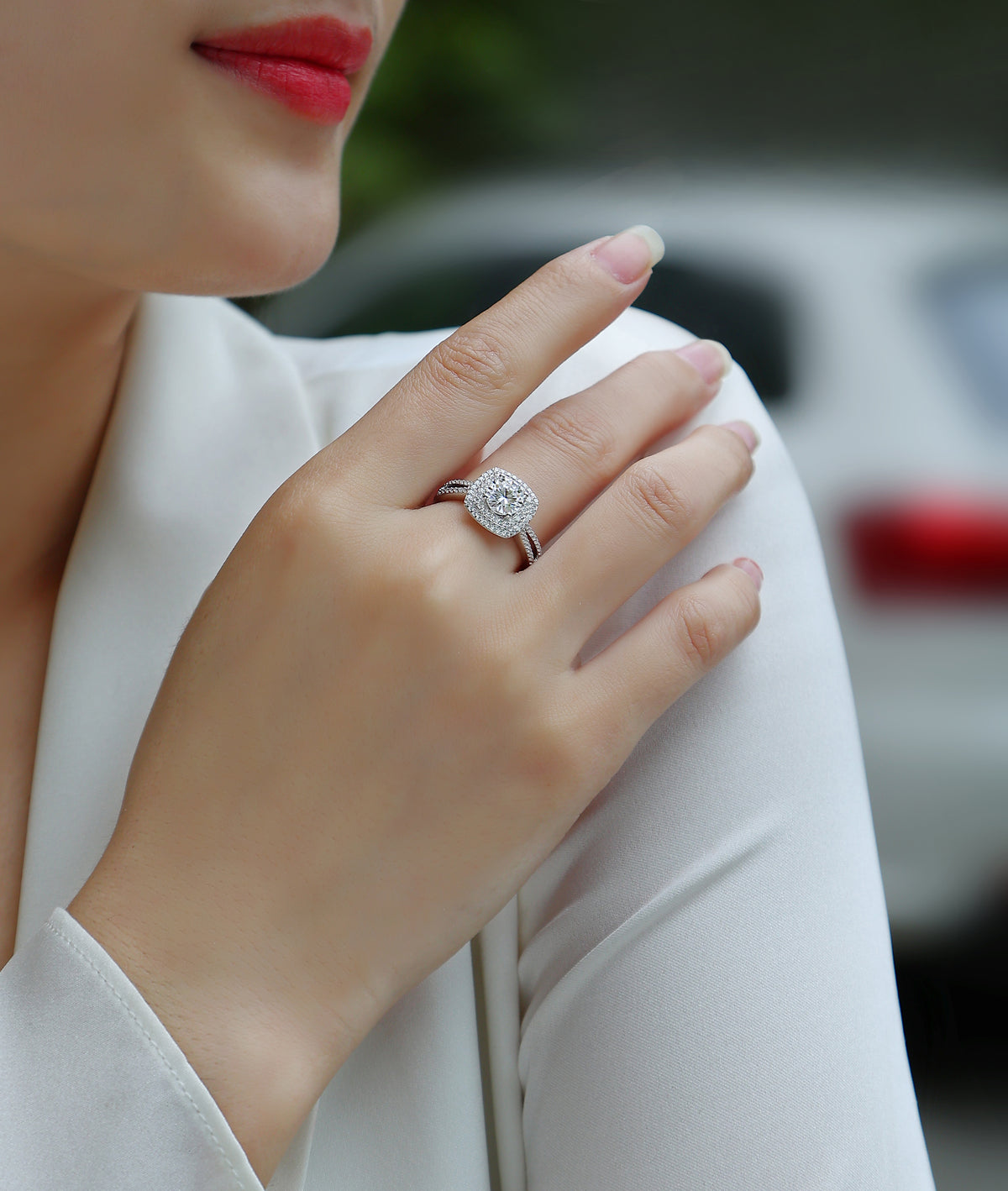 Carissie Ring MF214646 - Silver On Model