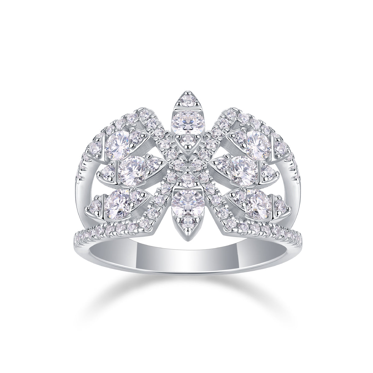 Carissie Ring MF214650 - Silver Front View