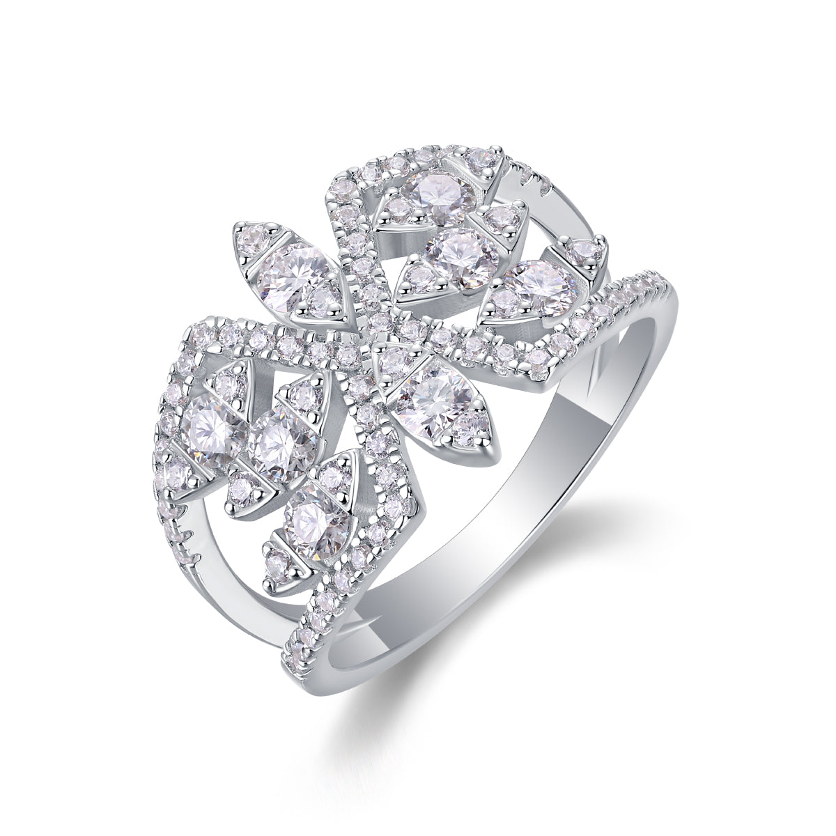Carissie Ring MF214650 - Silver Angle View