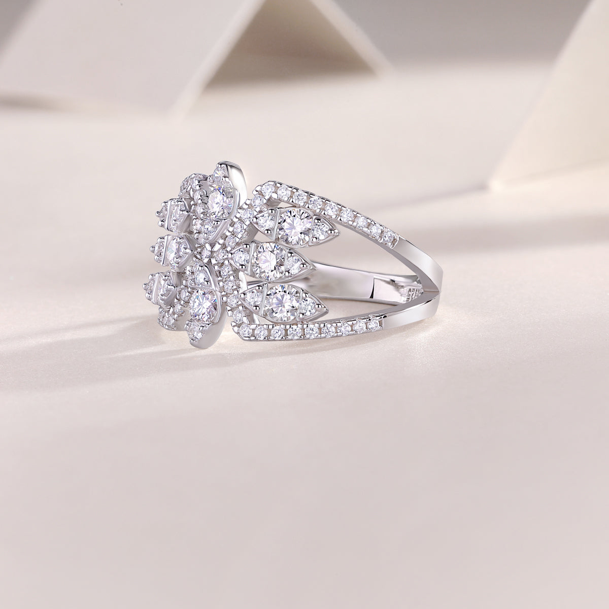 Carissie Ring MF214650 - Silver Angle View