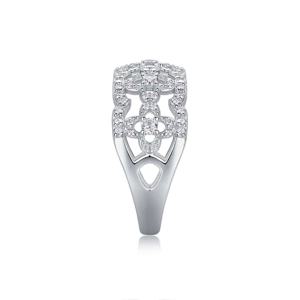 Carissie Ring MF214651 - Silver Side View