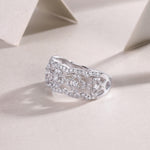 Carissie Ring MF214651 - Silver Angle View