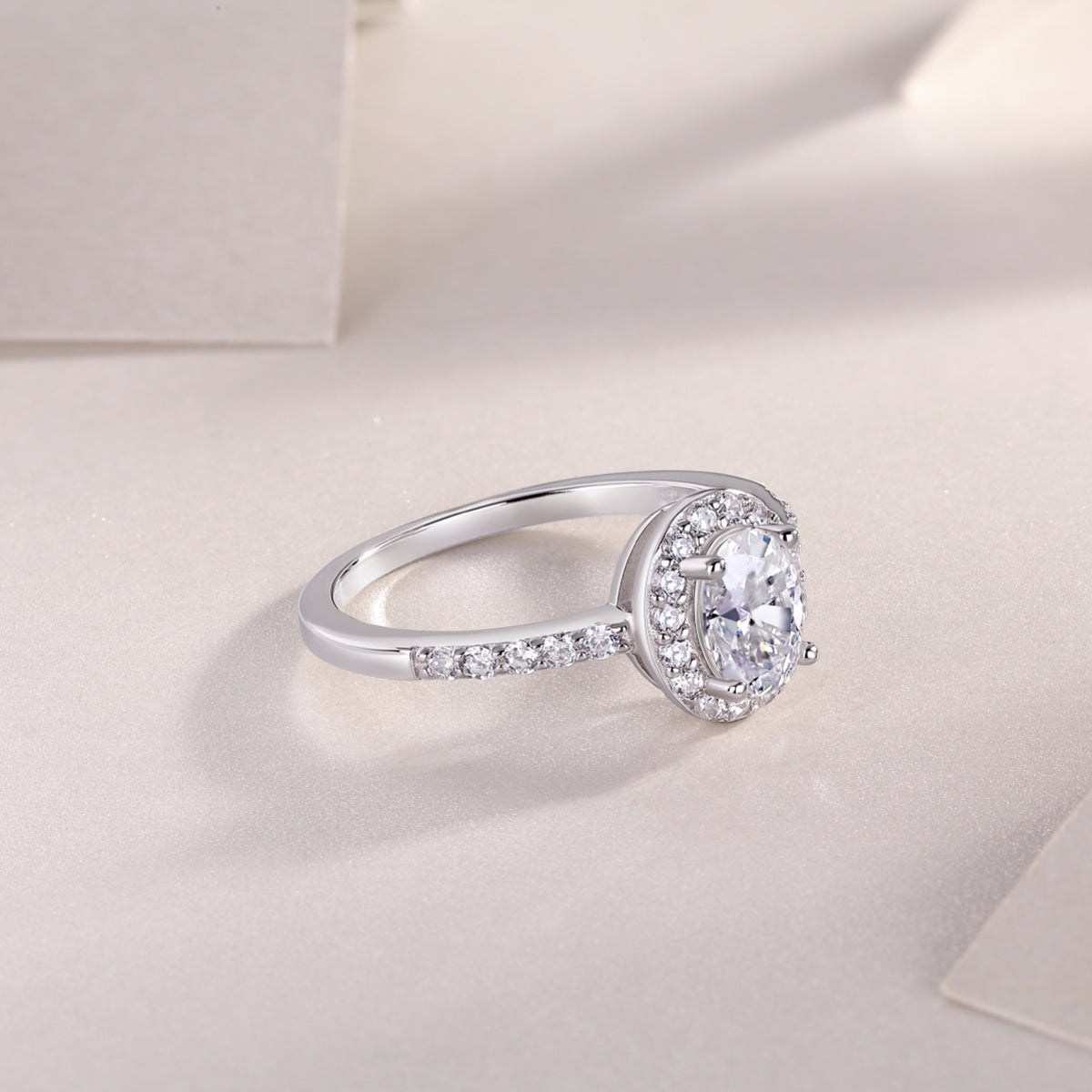 Carissie Ring MF214654 - Silver Angle View