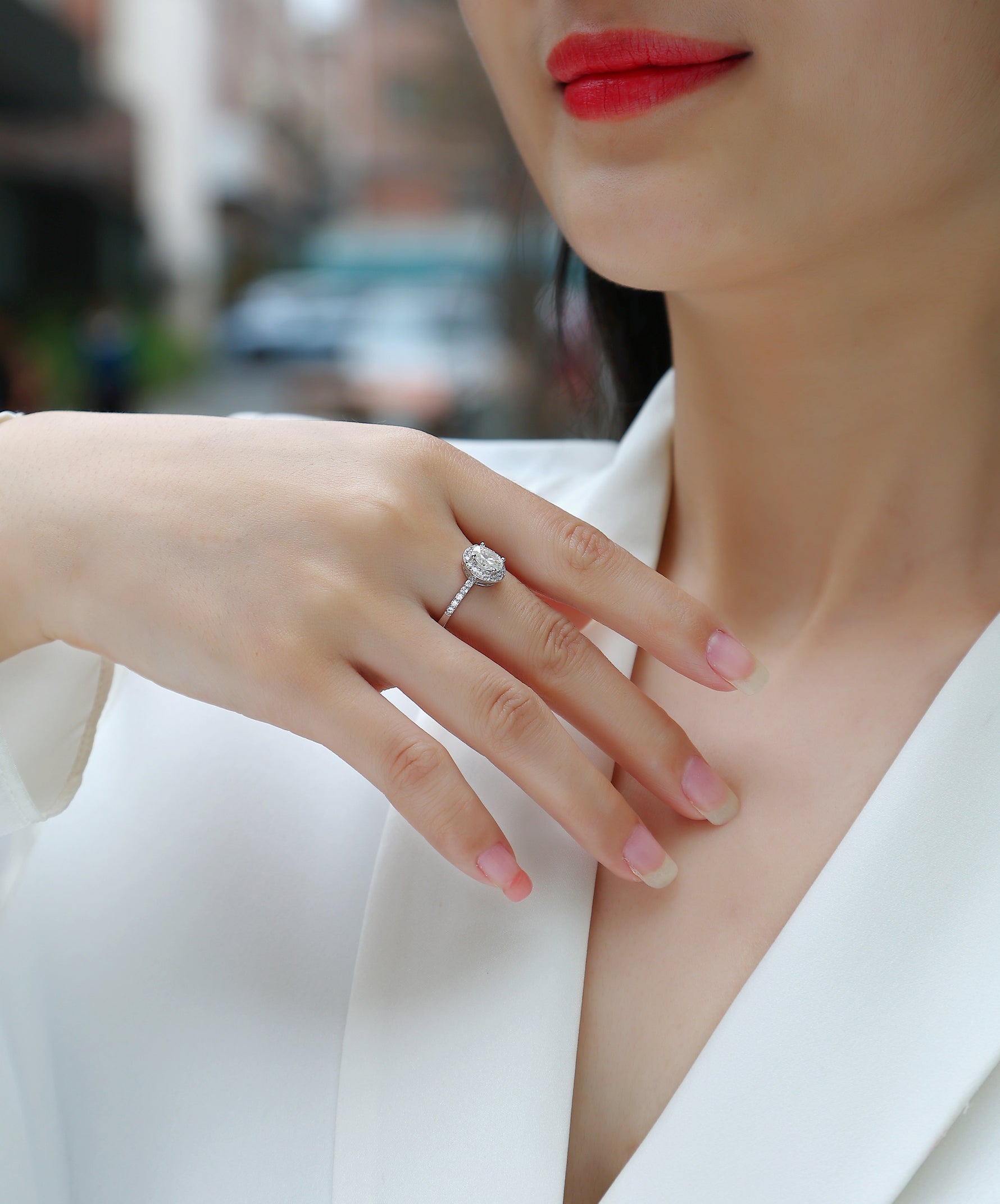 Carissie Ring MF214654 - Silver On Model