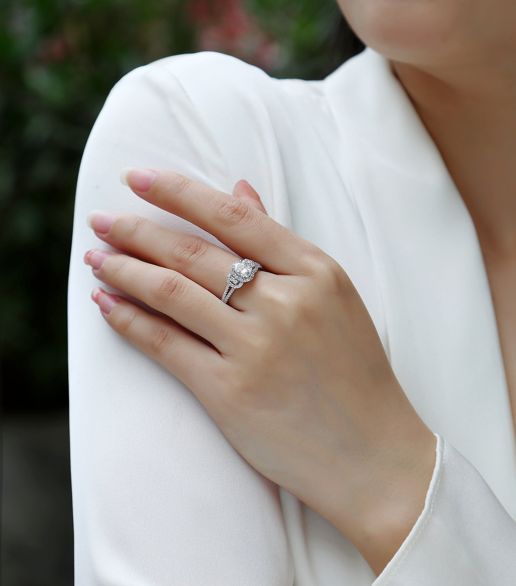 Carissie Ring MF214674 - Silver On Model
