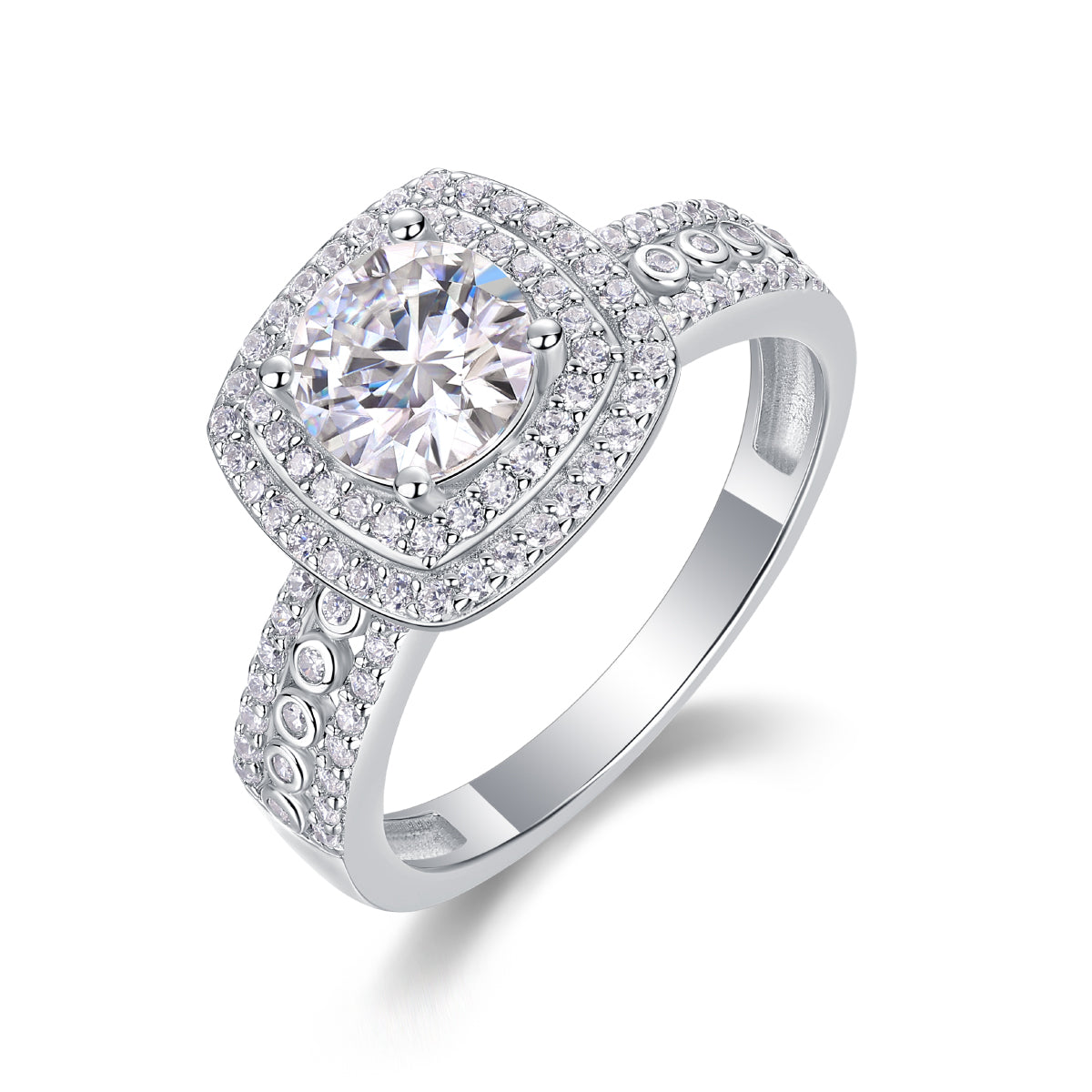 Carissie Ring MF214676 - Silver Angle View