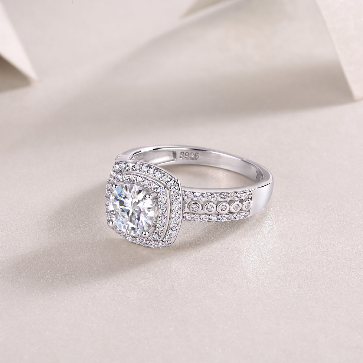 Carissie Ring MF214676 - Silver Angle View