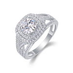 Carissie Ring MF214692 - Silver Angle View