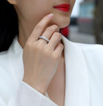 Carissie Ring MF214723 - Silver On Model