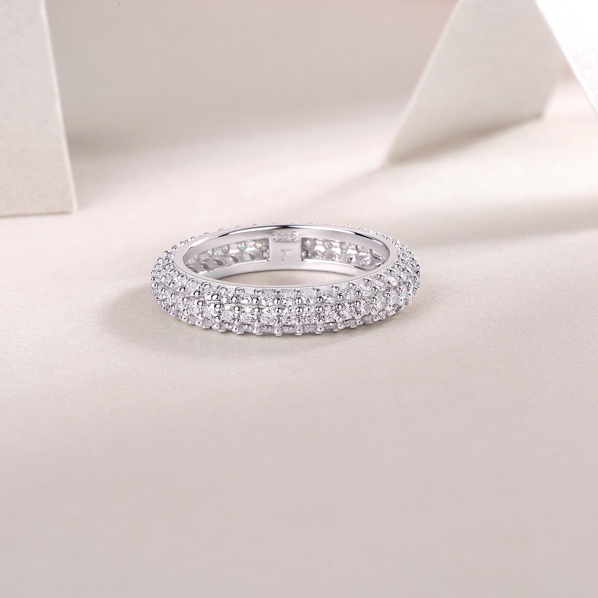 Carissie Ring MF214724 - Silver Angle View