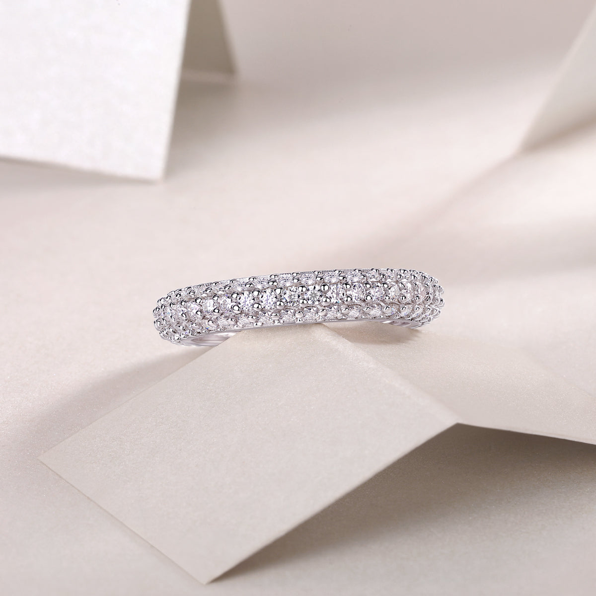 Carissie Ring MF214724 - Silver Angle View
