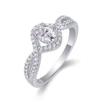 Carissie Ring MF214732 - Silver Angle View