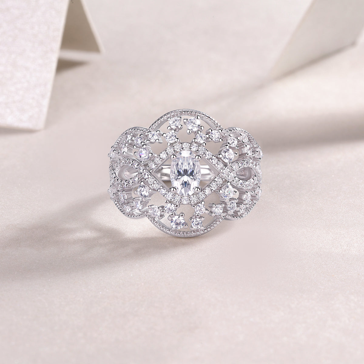 Carissie Ring MF214740 - Silver Front View