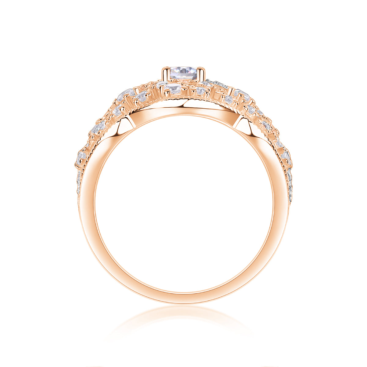 Carissie Ring MF214740 - Rose Gold Front View