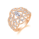 Carissie Ring MF214740 - Rose Gold Angle View