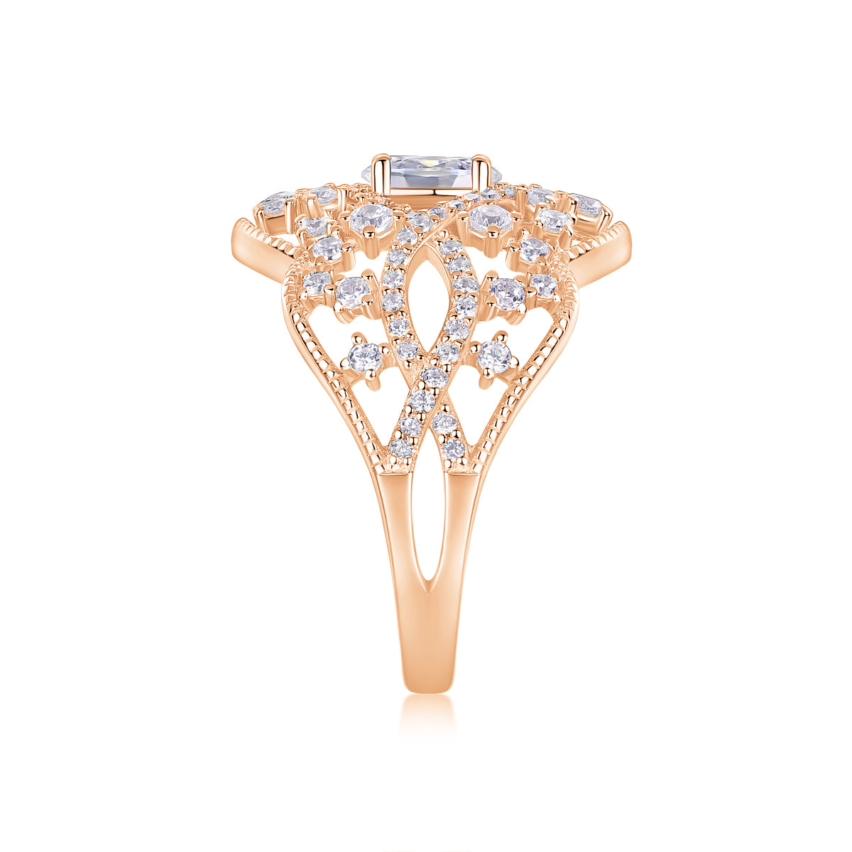Carissie Ring MF214740 - Rose Gold Side View