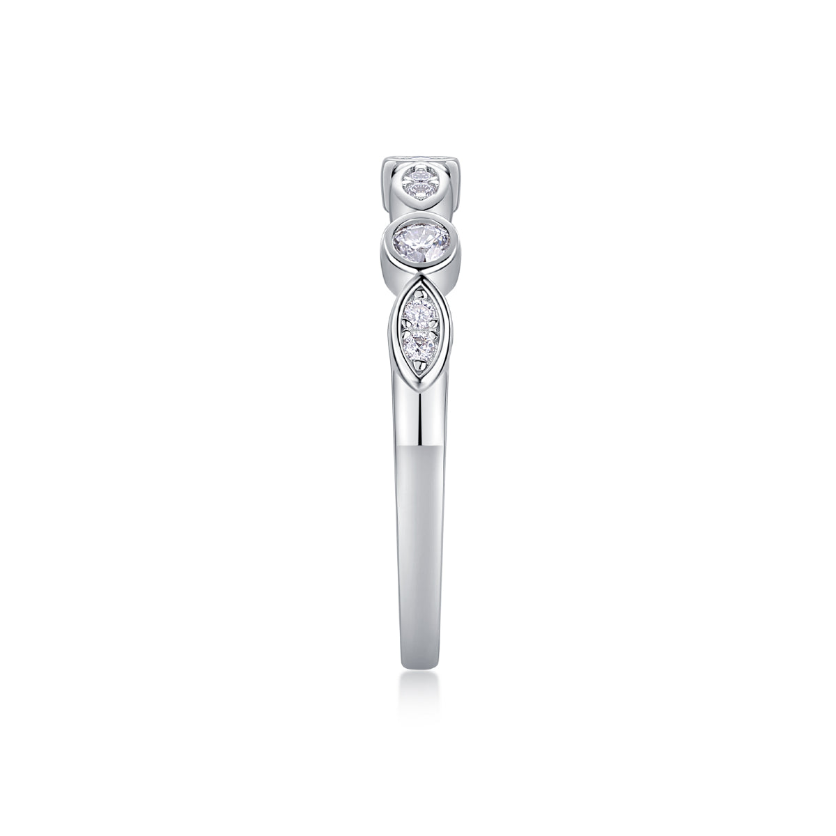 Carissie Ring MF214741 - Silver Side View