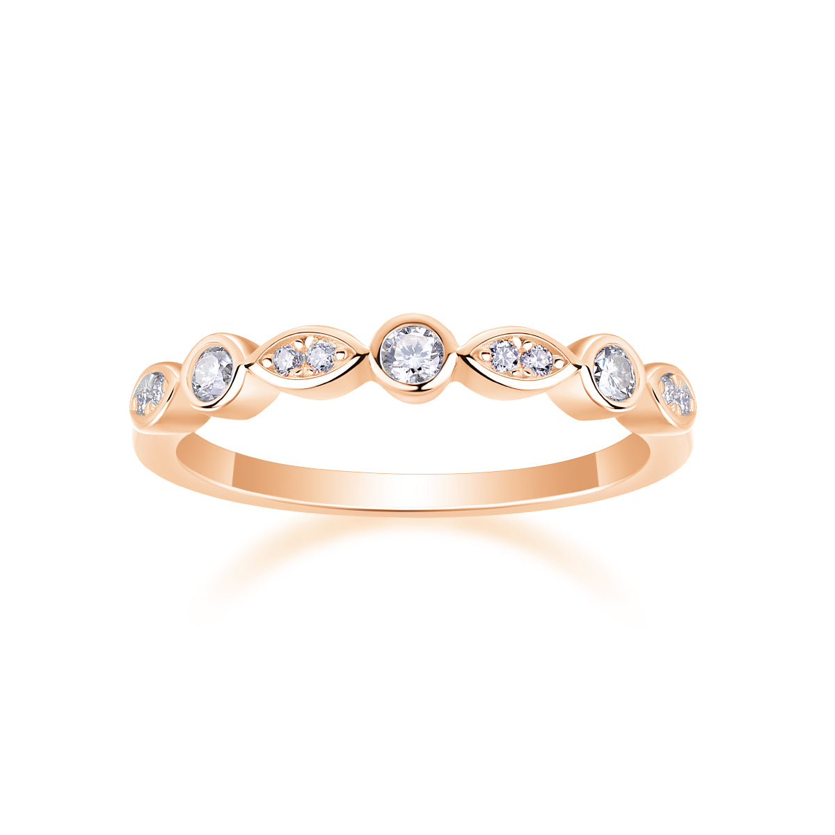 Carissie Ring MF214741 - Rose Gold Front View