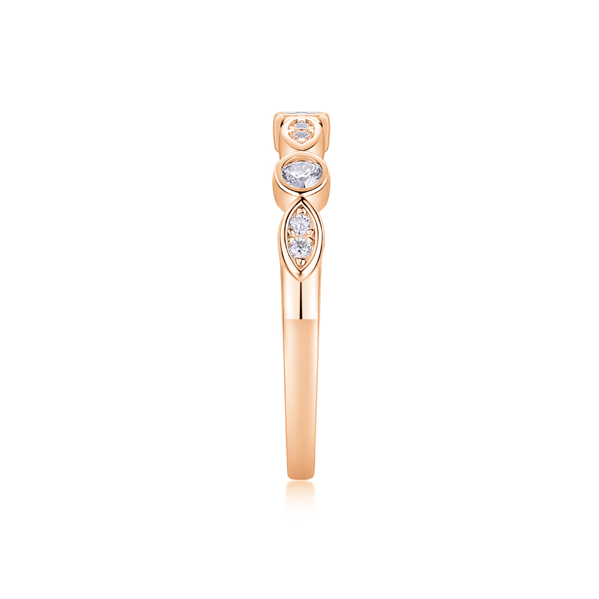 Carissie Ring MF214741 - Rose Gold Side View