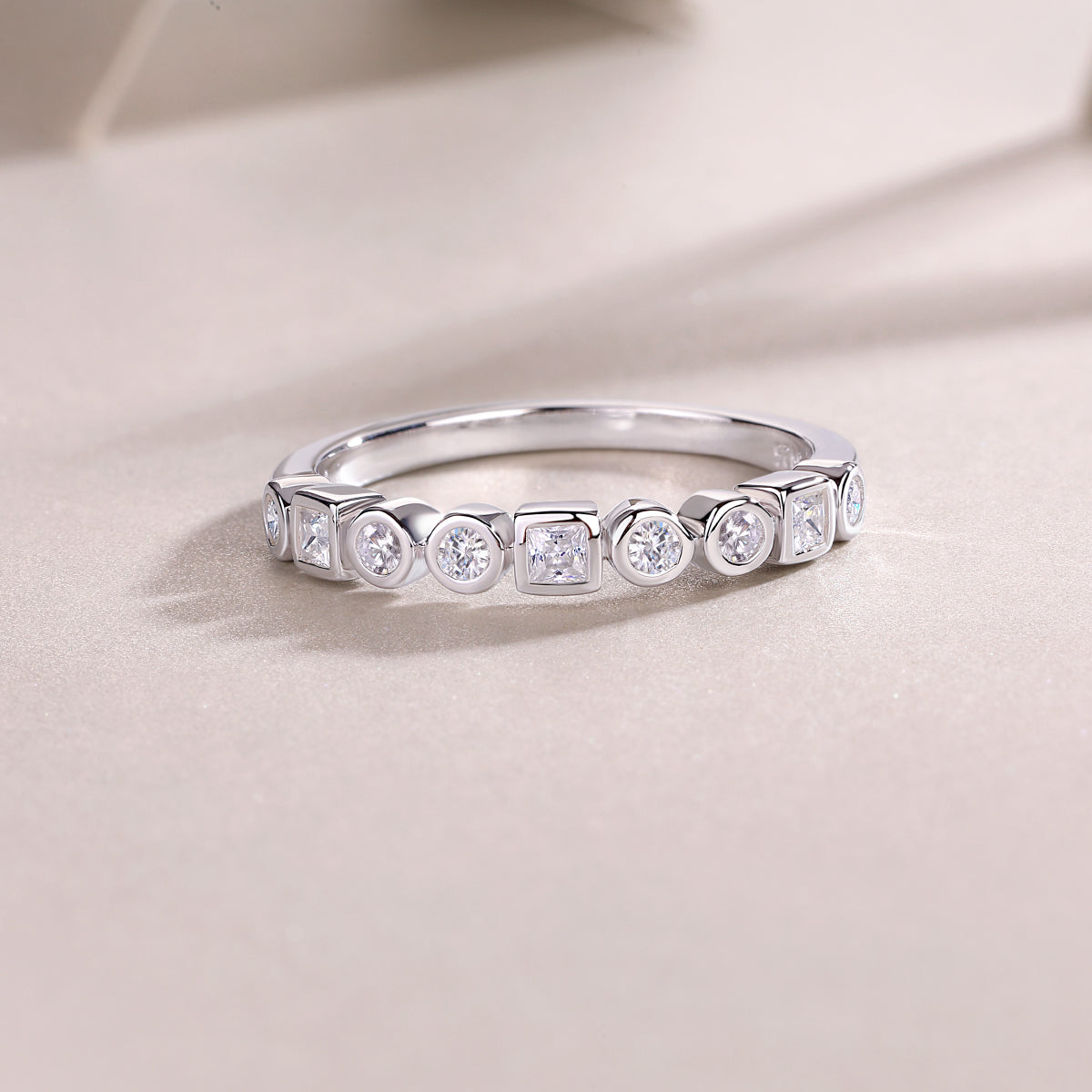 Carissie Ring MF214742 - Silver Angle View