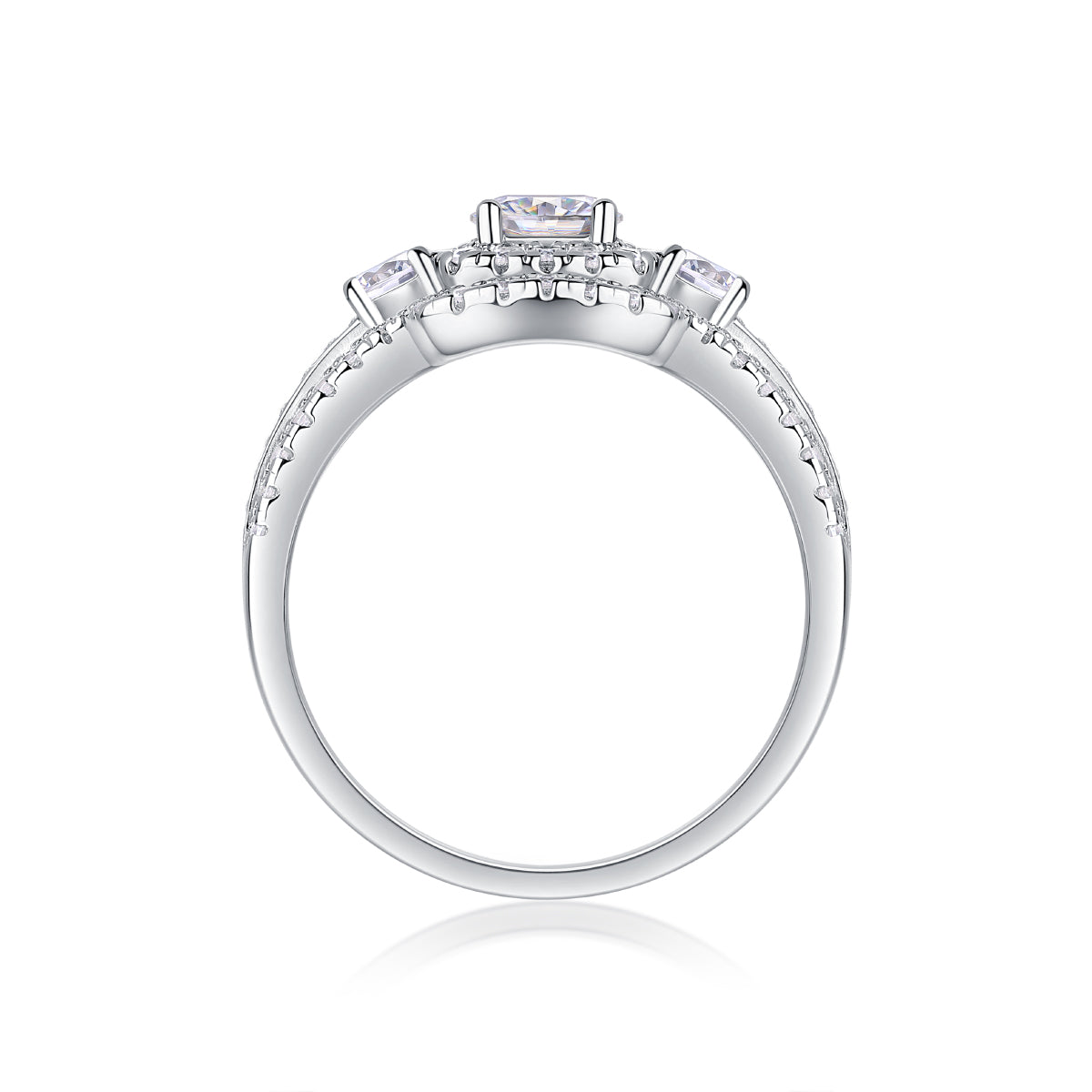 Carissie Ring MF214745 - Silver Side View