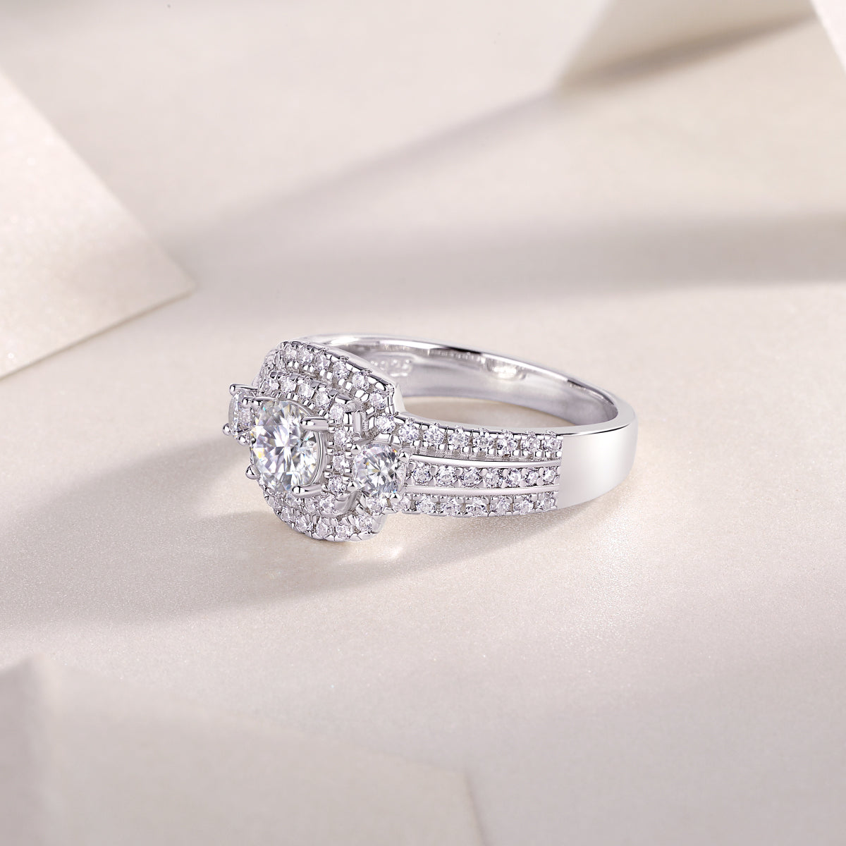 Carissie Ring MF214745 - Silver Angle View
