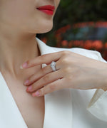 Carissie Ring MF214745 - Silver On Model