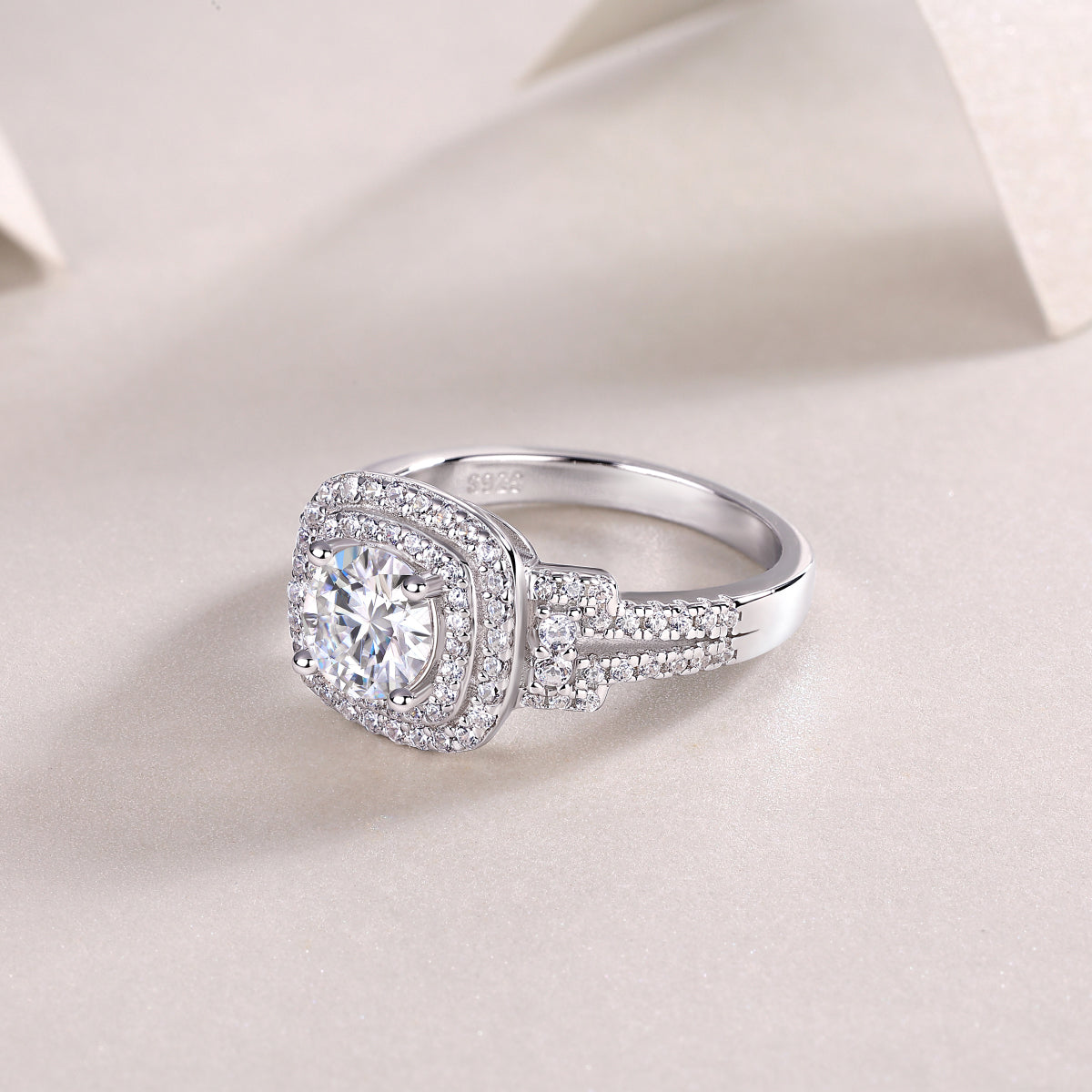 Carissie Ring MF214746 - Silver Angle View
