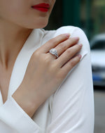 Carissie Ring MF214746 - Silver On Model