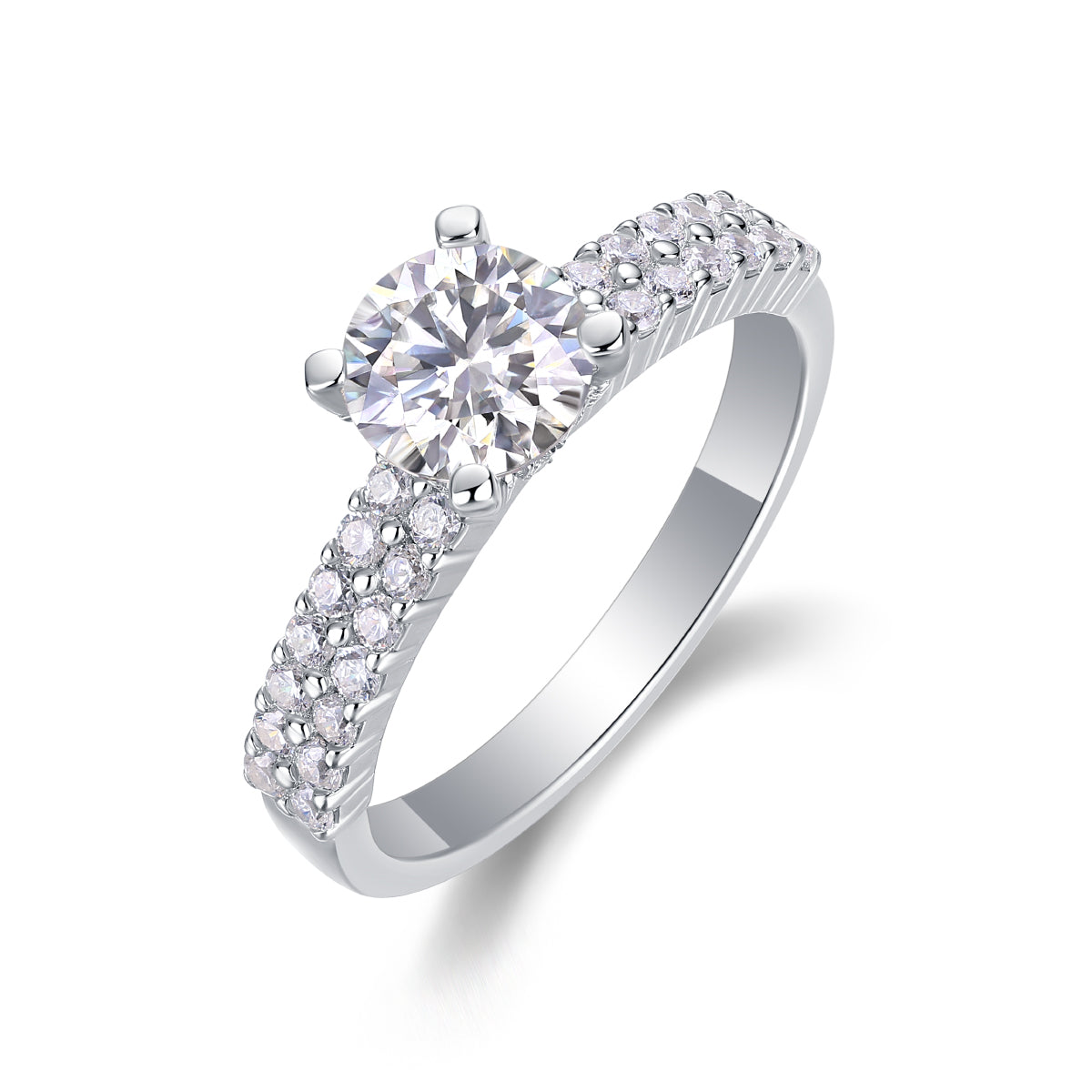 Carissie Ring MF214749 - Silver Angle View