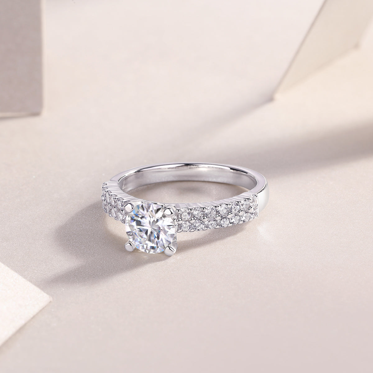 Carissie Ring MF214749 - Silver Angle View