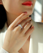 Carissie Ring MF214749 - Silver On Model