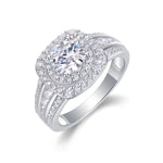 Carissie Ring MF214778 - Silver Angle View