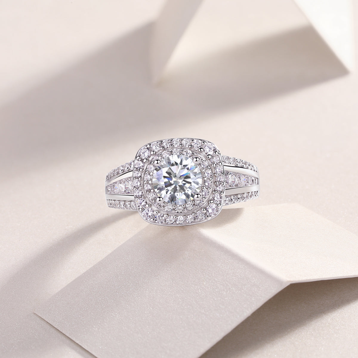 Carissie Ring MF214778 - Silver Angle View