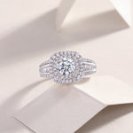 Carissie Ring MF214778 - Silver Angle View