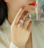 Carissie Ring MF214778 - Silver On Model