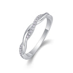 Carissie Ring MF214784 - Silver Angle View