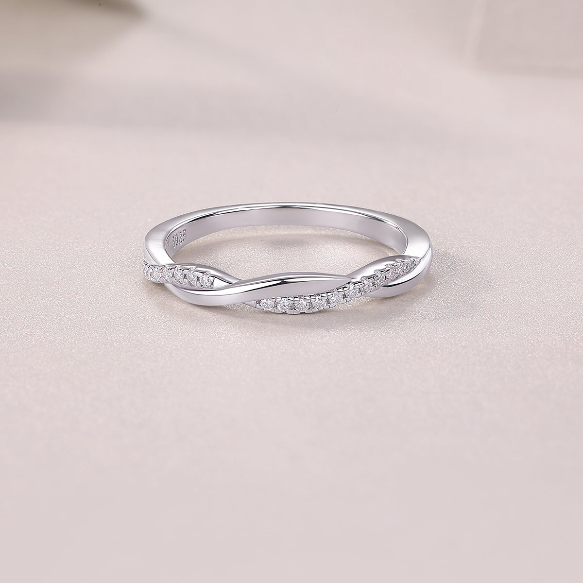 Carissie Ring MF214784 - Silver Angle View