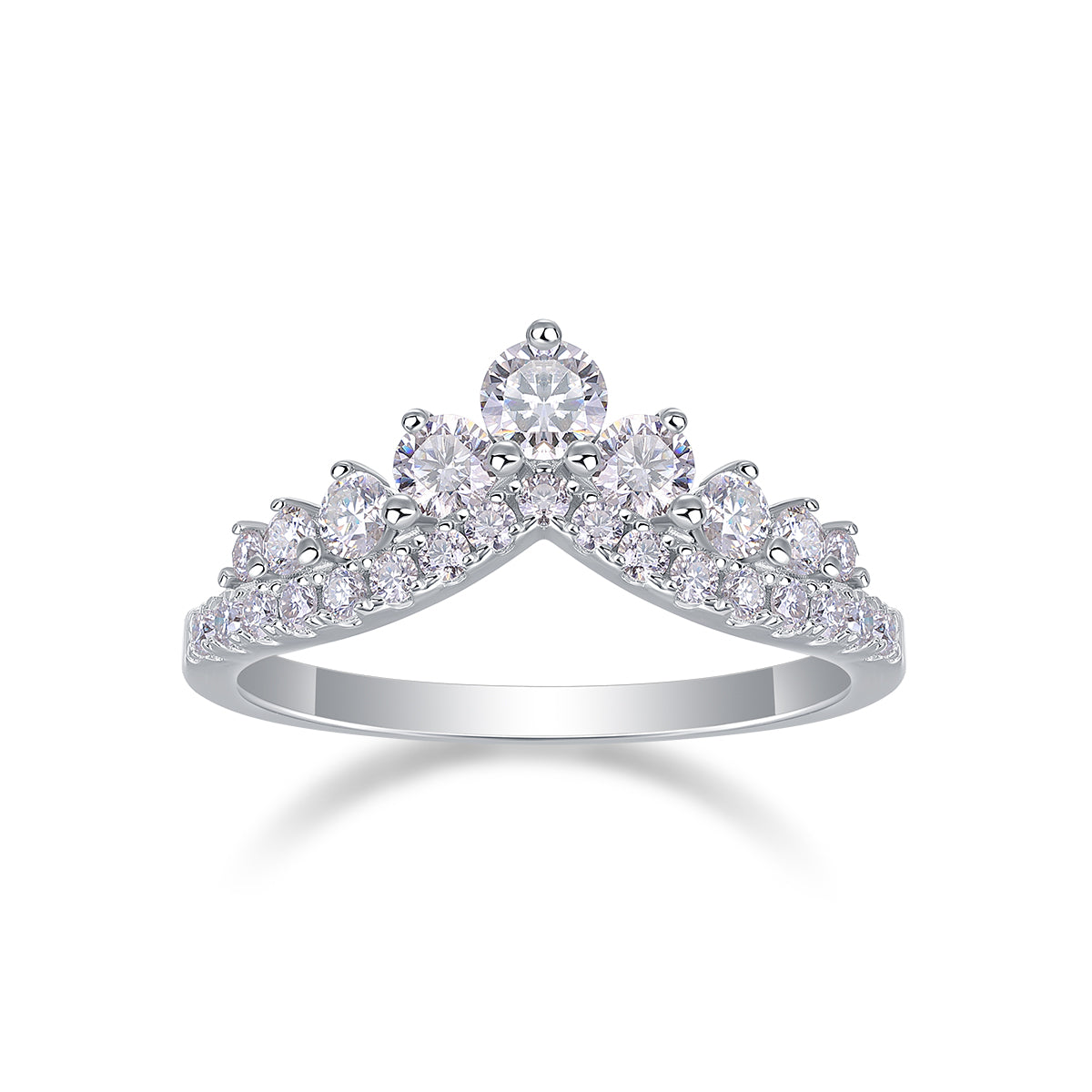 Carissie Ring MF214850 - Silver Front View
