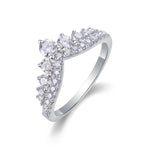 Carissie Ring MF214850 - Silver Angle View
