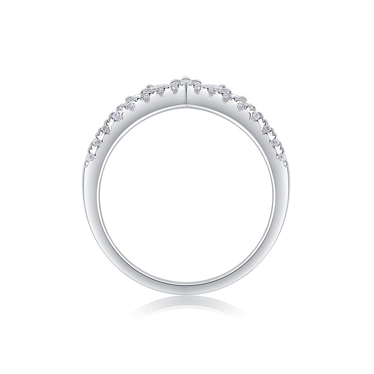 Carissie Ring MF214850 - Silver Side View